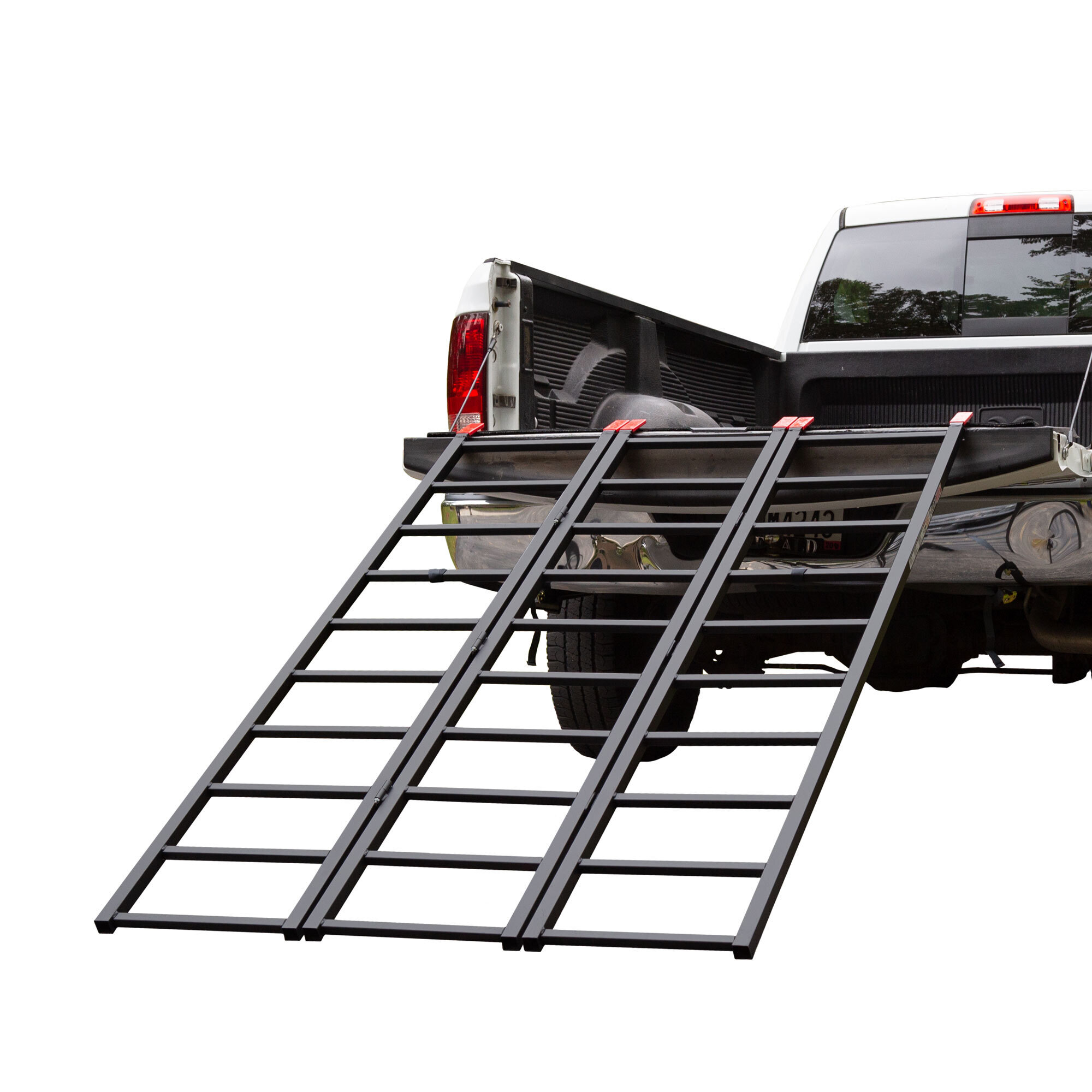 Black Widow, Steel Tri-Fold ATV Ramp, Max. Ramp Length 74.25 in, Surface Width 49 in, Capacity 1000 lb, Model# ST-TF-7449-V2